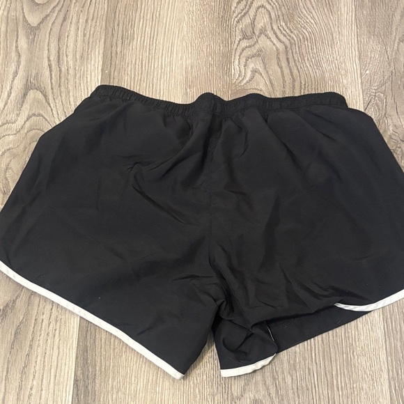 Nike Kid’s Black Dri-Fit Athletic Shorts with White Trim - Picture 3 of 3